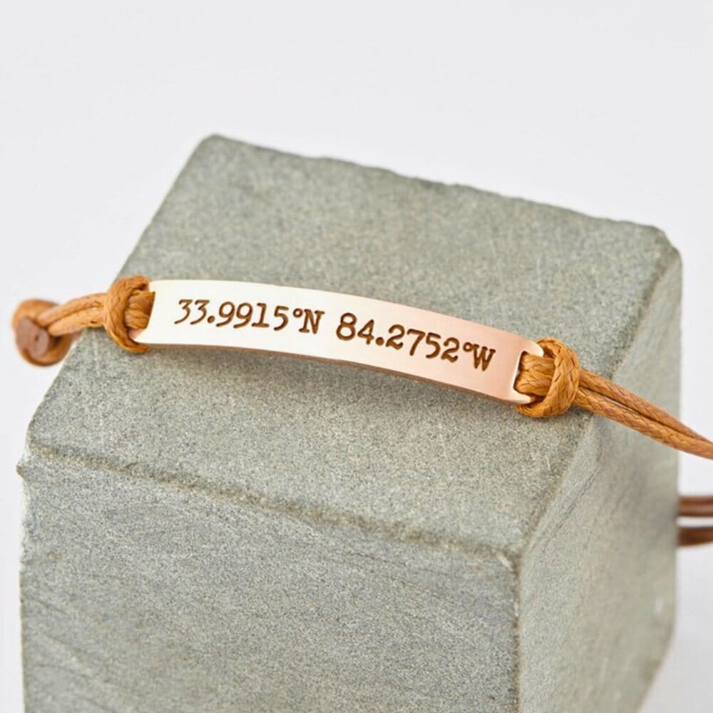 Bracciale Personalizzato Inciso con Nome Acciaio