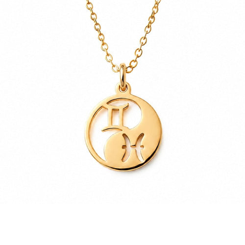 Collana con Simboli Zodiacali Personalizzata Acciaio