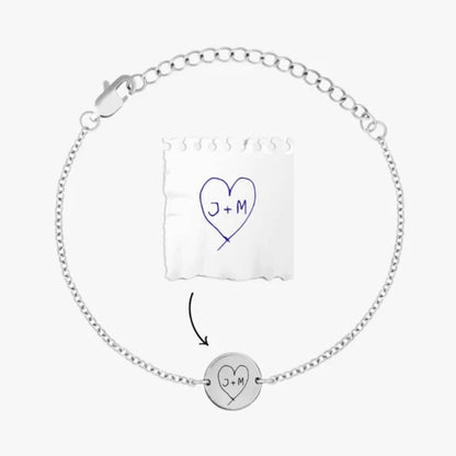Bracciale Personalizzato con Incisione Scrittura Acciaio