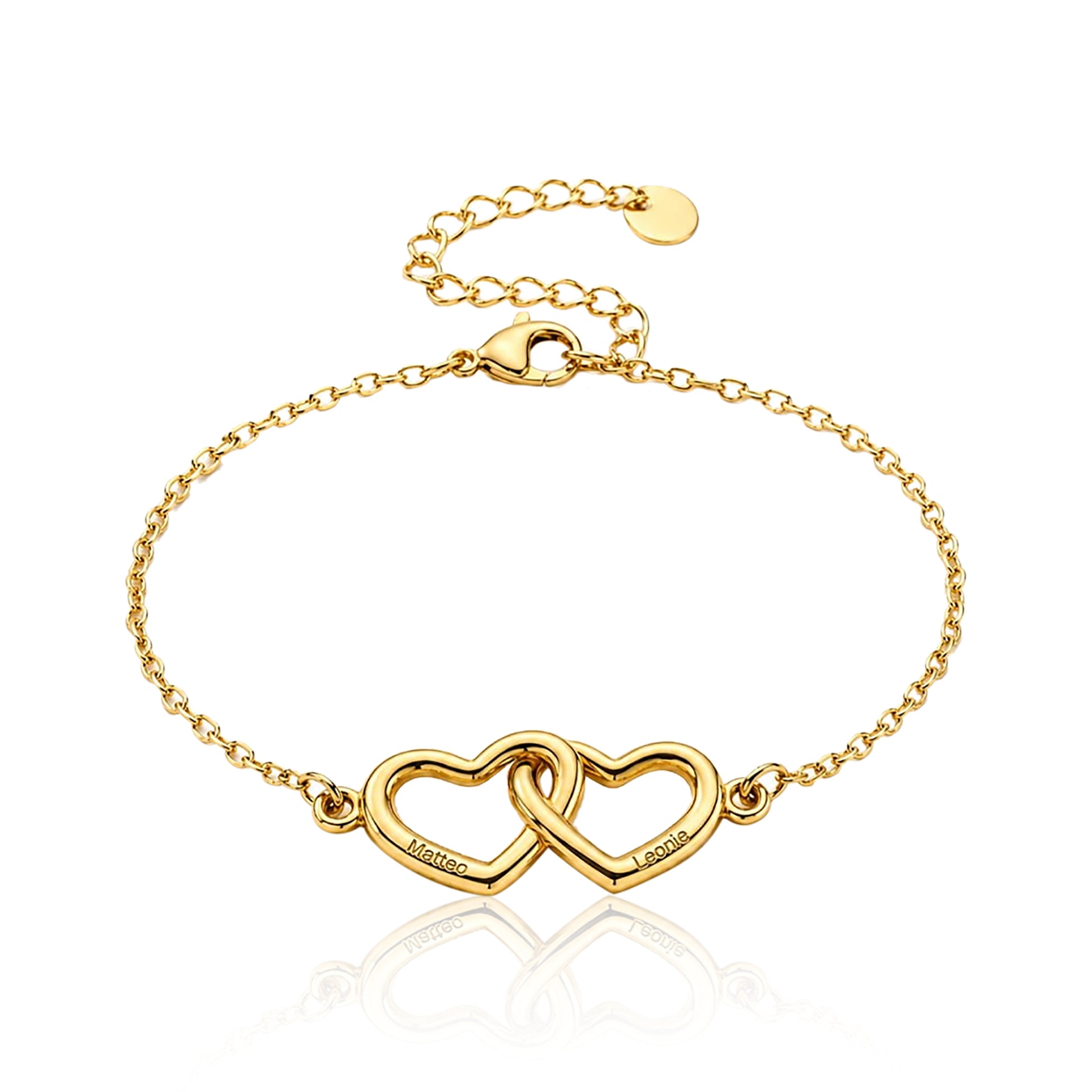 bracciale cuori connessi personalizzabile