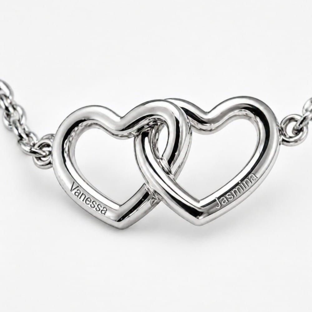 bracciale cuori connessi personalizzabile