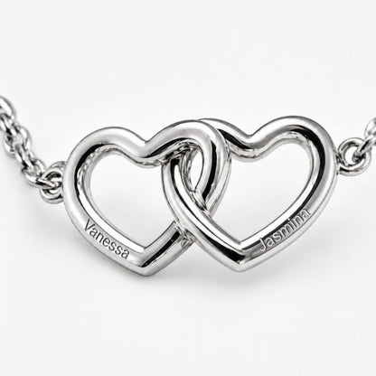 bracciale cuori connessi personalizzabile