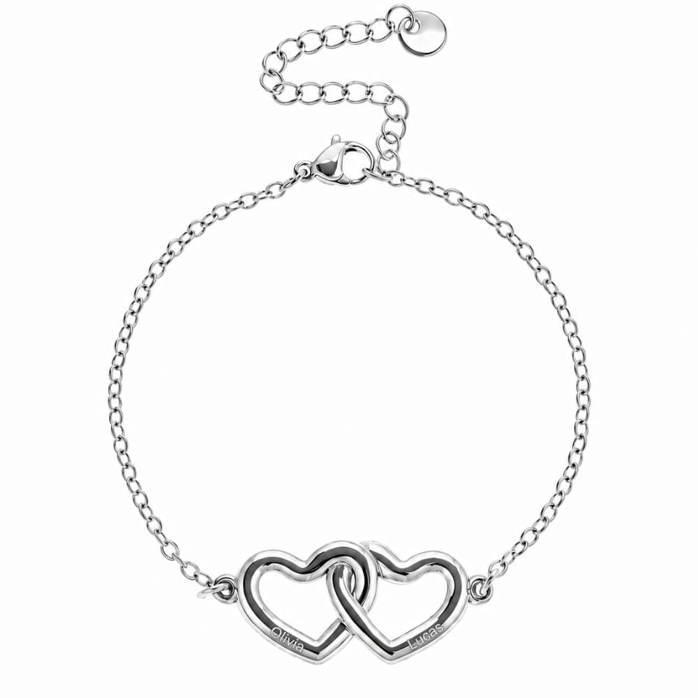 bracciale cuori connessi personalizzabile