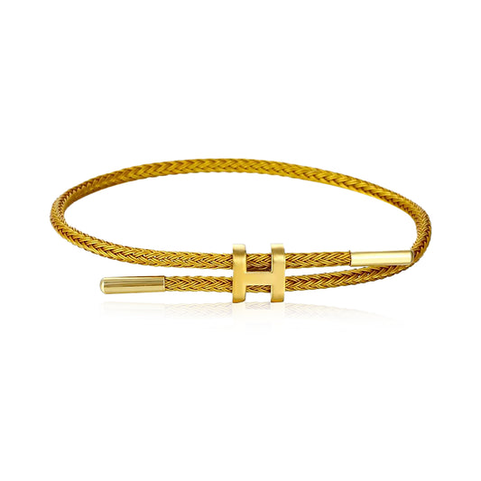 bracciale golden harmony in acciaio inossidabile placcato oro 18k