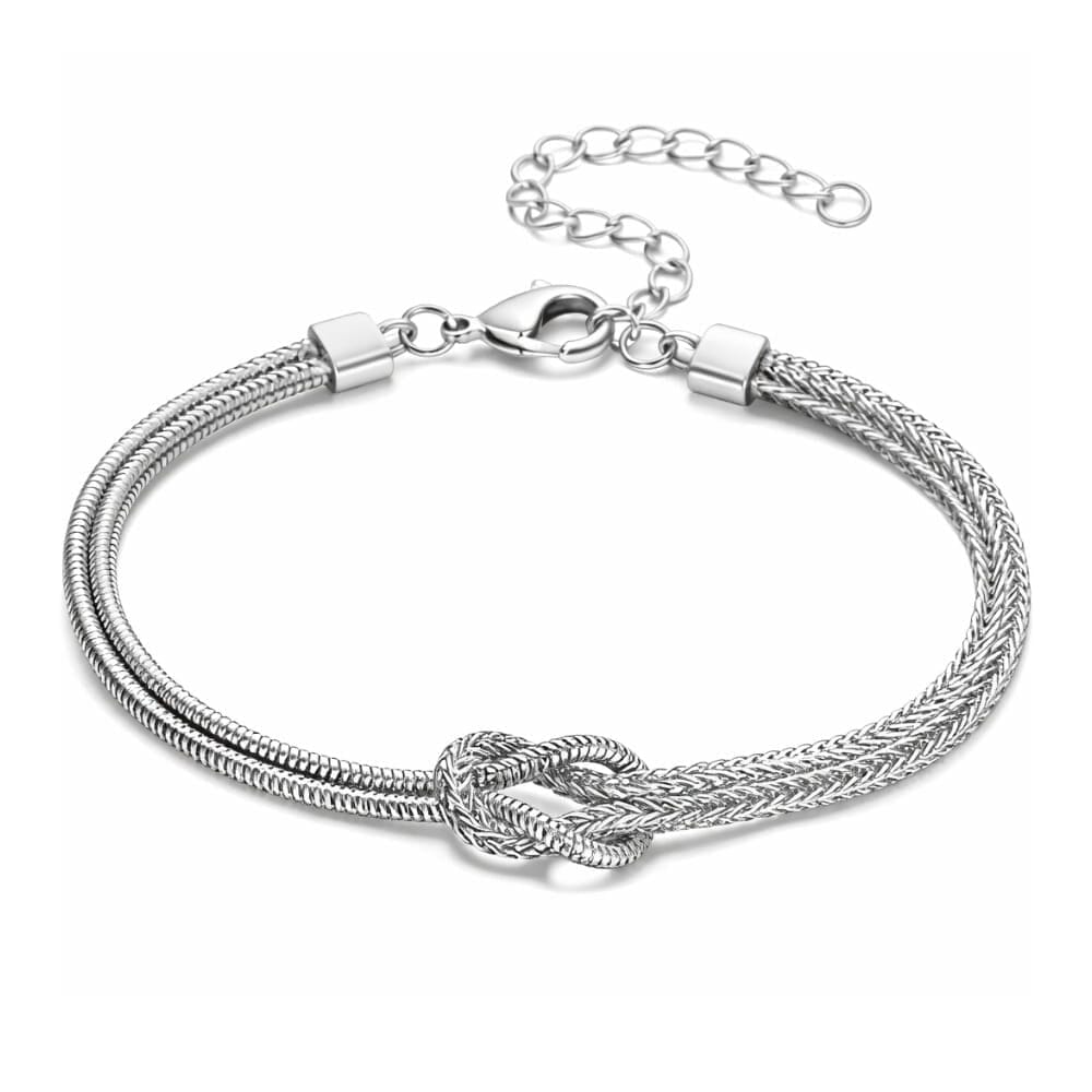bracciale nodo delleternita personalizzabile