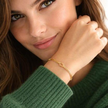 bracciale nodo delleternita personalizzabile