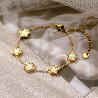 Bracciale Personalizzato con Ciondoli Incisi in Acciaio Oro/Argento
