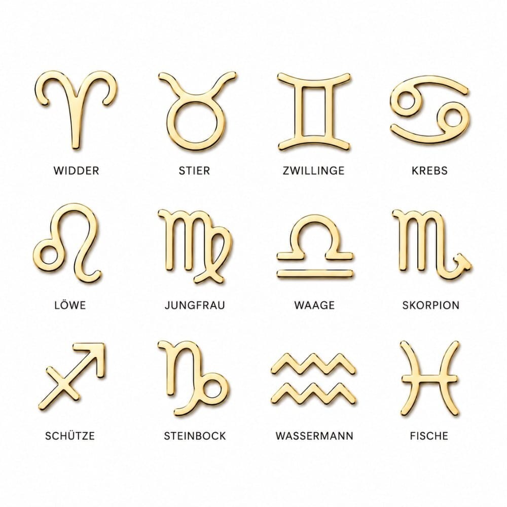 collana personalizzata con due simboli zodiacali in acciaio