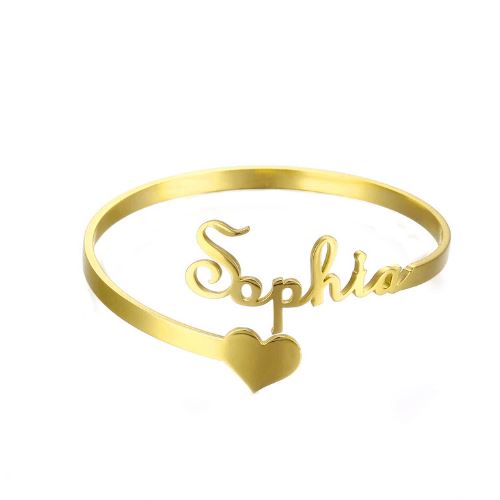 Bracciale Personalizzato con Nome Acciaio Inox