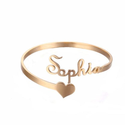 Bracciale Personalizzato con Nome Acciaio Inox