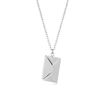 Collana Busta Personalizzata in Acciaio Incisa