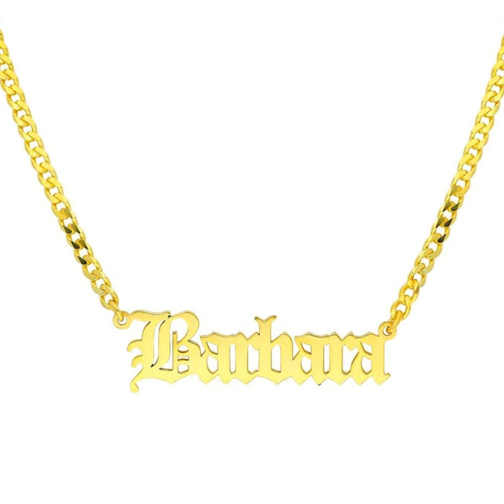 Collana con Nome Personalizzata in Acciaio Inossidabile