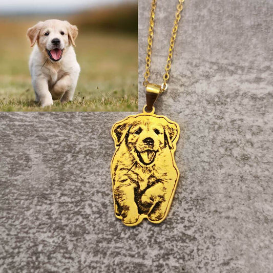 Collana con Foto Animale Domestico Argento