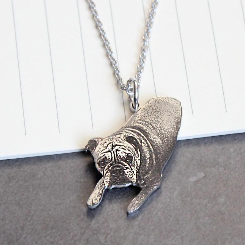 Collana con Foto Animale Domestico Argento