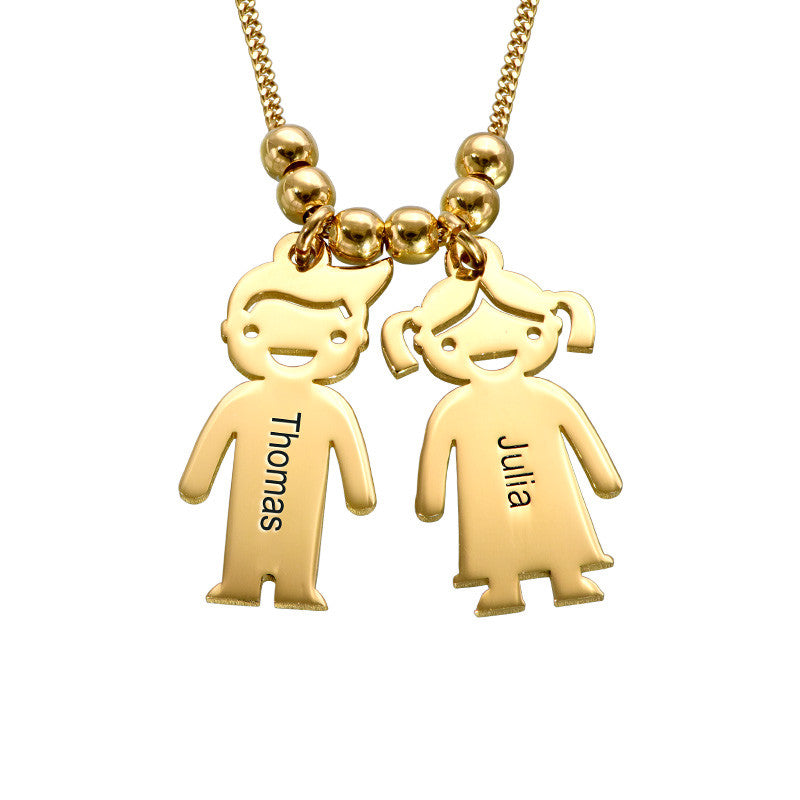 Collana con Nomi Incisi Mamma Argento Oro