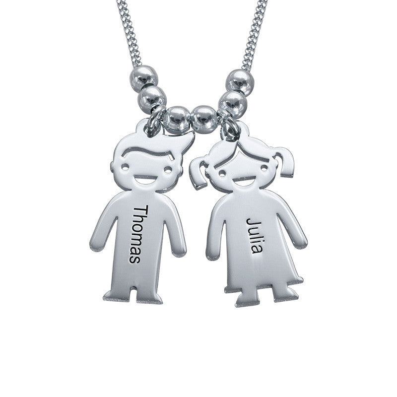 Collana con Nomi Incisi Mamma Argento Oro