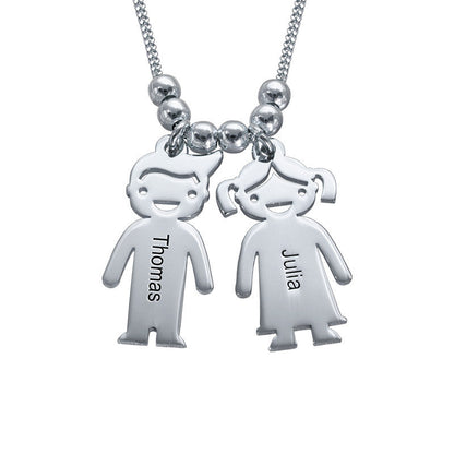 Collana con Nomi Incisi Mamma Argento Oro