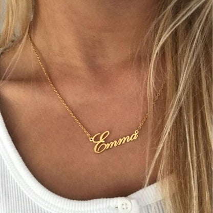 Collana con Nomi Incisi Personalizzata Oro Argento