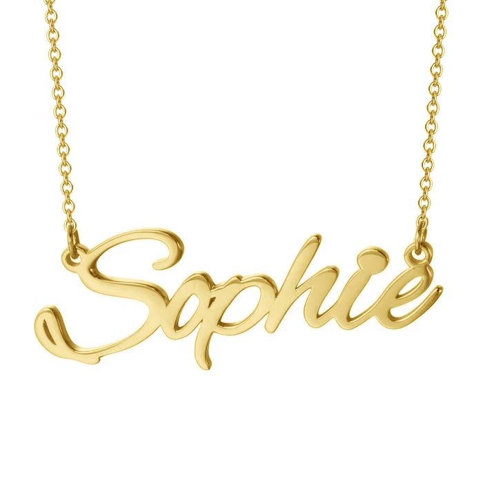 Collana con Nomi Incisi Personalizzata Oro Argento