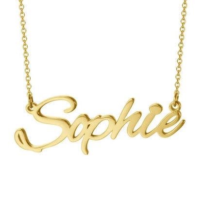 Collana con Nomi Incisi Personalizzata Oro Argento