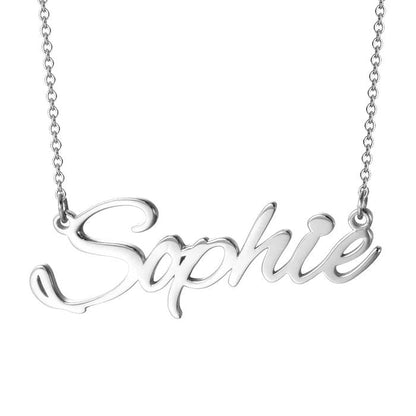 Collana con Nomi Incisi Personalizzata Oro Argento
