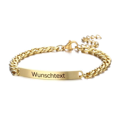 Bracciale Personalizzato con Incisione in Acciaio