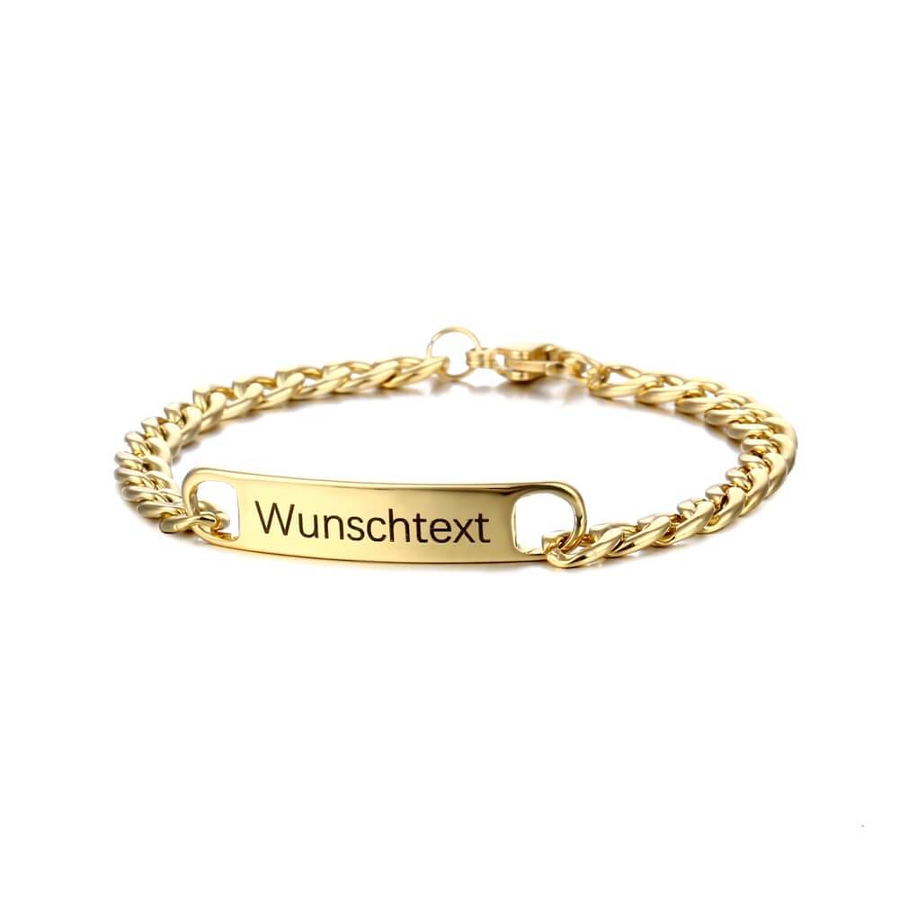 Bracciale Personalizzato con Incisione in Acciaio