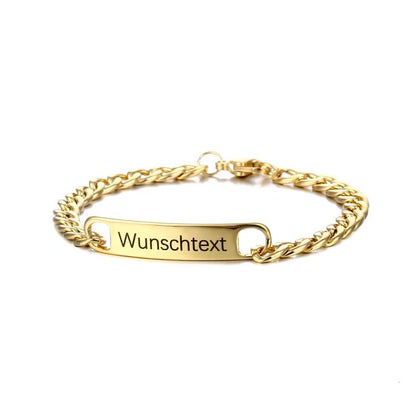 Bracciale Personalizzato con Incisione in Acciaio