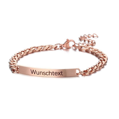 Bracciale Personalizzato con Incisione in Acciaio