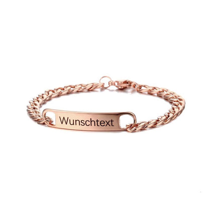 Bracciale Personalizzato con Incisione in Acciaio