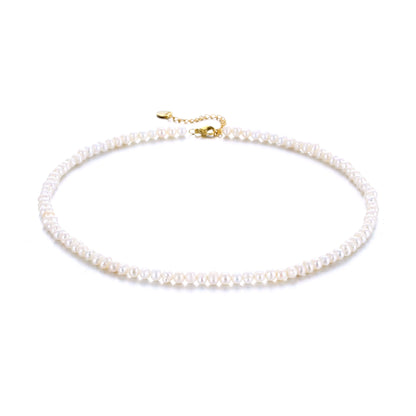 Collana con Nome Perle d'Acqua Dolce Oro Argento
