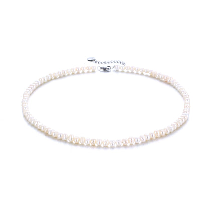 Collana con Nome Perle d'Acqua Dolce Oro Argento