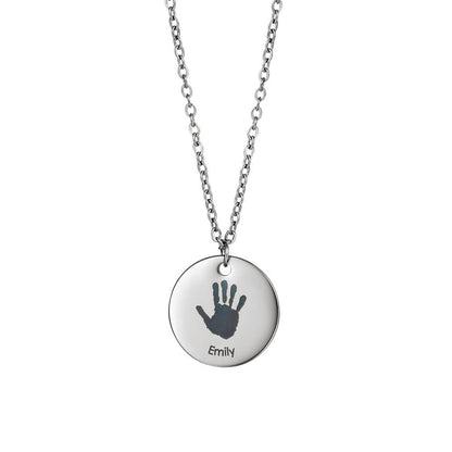 Collana con Impronta in Acciaio Personalizzata