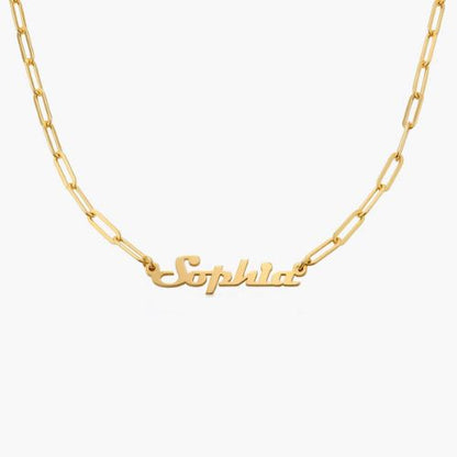 Collana con Nome Personalizzato in Acciaio Inossidabile