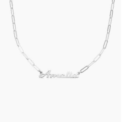 Collana con Nome Personalizzato in Acciaio Inossidabile