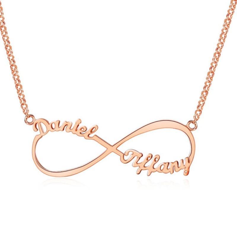 Collana Infinito Personalizzata con Nomi in Acciaio
