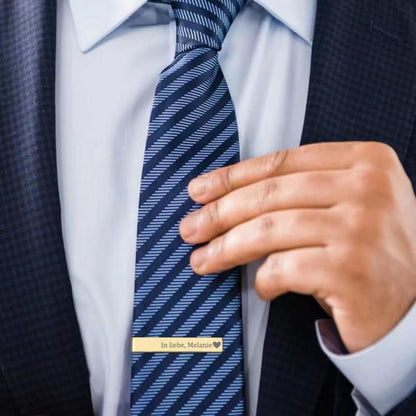 Fermacravatta Personalizzato Inciso Acciaio Inossidabile