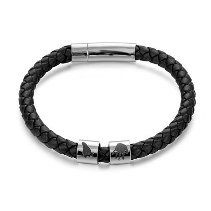 Bracciale Personalizzato con Nomi e Impronte in Argento