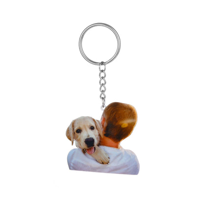 Portachiavi Personalizzato con Foto Animale Domestico