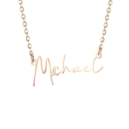 Collana con Nome Personalizzato in Acciaio Inossidabile