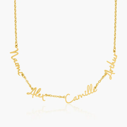 Collana con Nomi Personalizzata in Acciaio Inossidabile