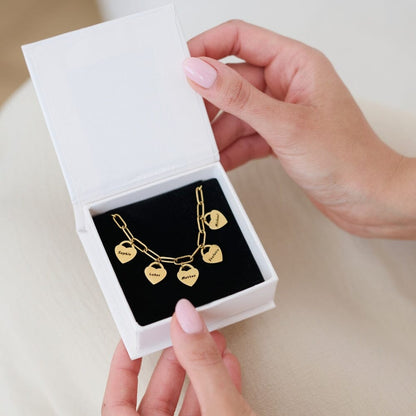 Collana Albero della Vita con Nomi incisi e Zirconi
