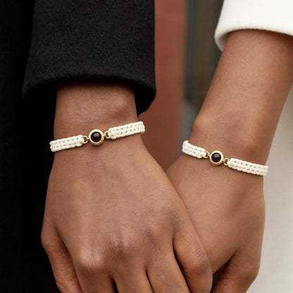 Bracciale Personalizzato con Foto Proiettabile Argento