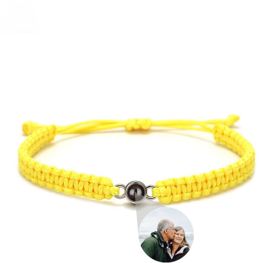 Bracciale Personalizzato con Foto Proiettabile Argento