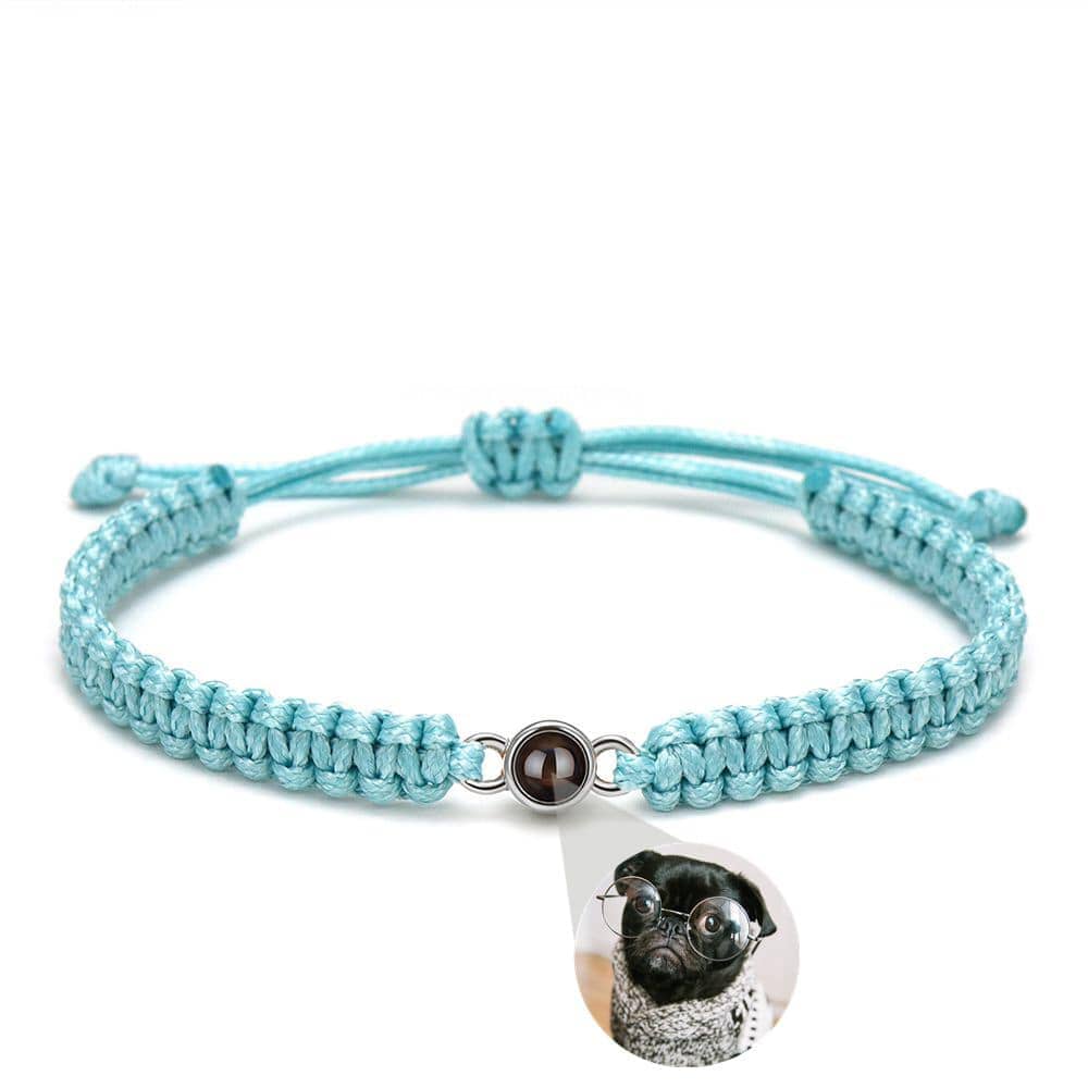 Bracciale Personalizzato con Foto Proiettabile Argento