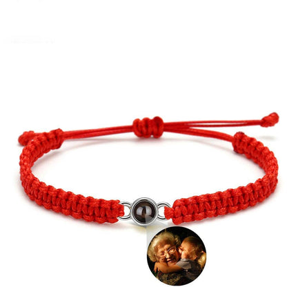 Bracciale Personalizzato con Foto Proiettabile Argento