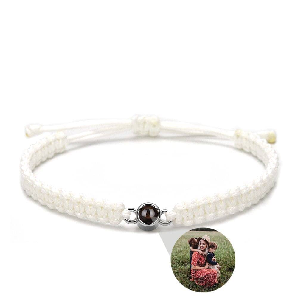 Bracciale Personalizzato con Foto Proiettabile Argento
