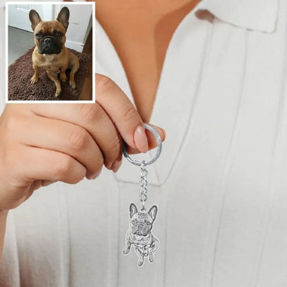 Collana con Foto Animale Domestico Argento