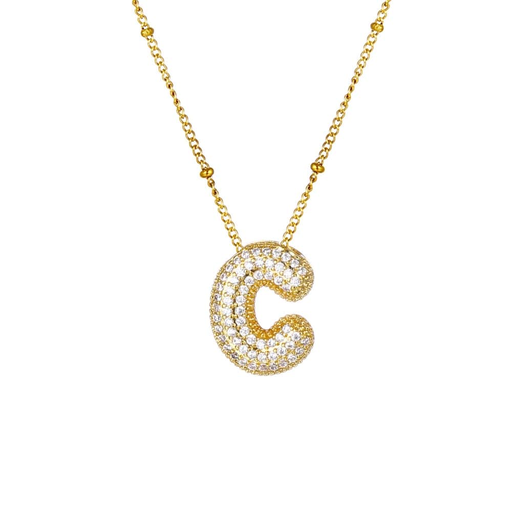 Collana con Nome Personalizzata con Pietre Naturali