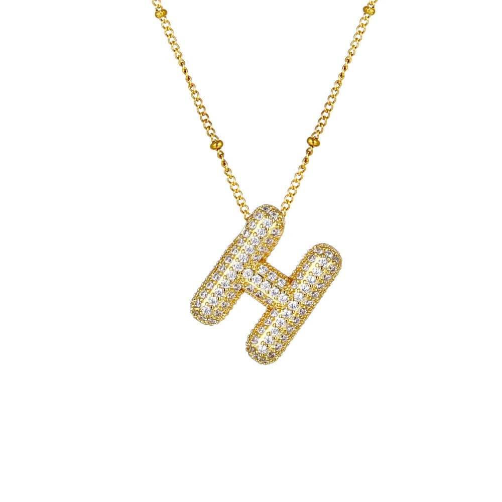 Collana con Nome Personalizzata con Pietre Naturali